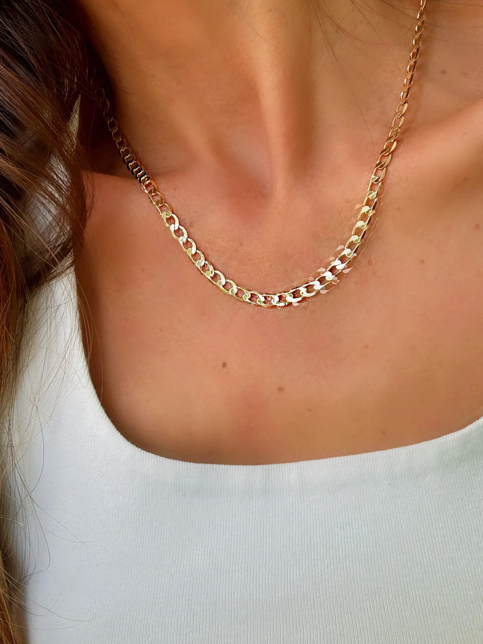 14K Altın Kaplama Arpa Kolye