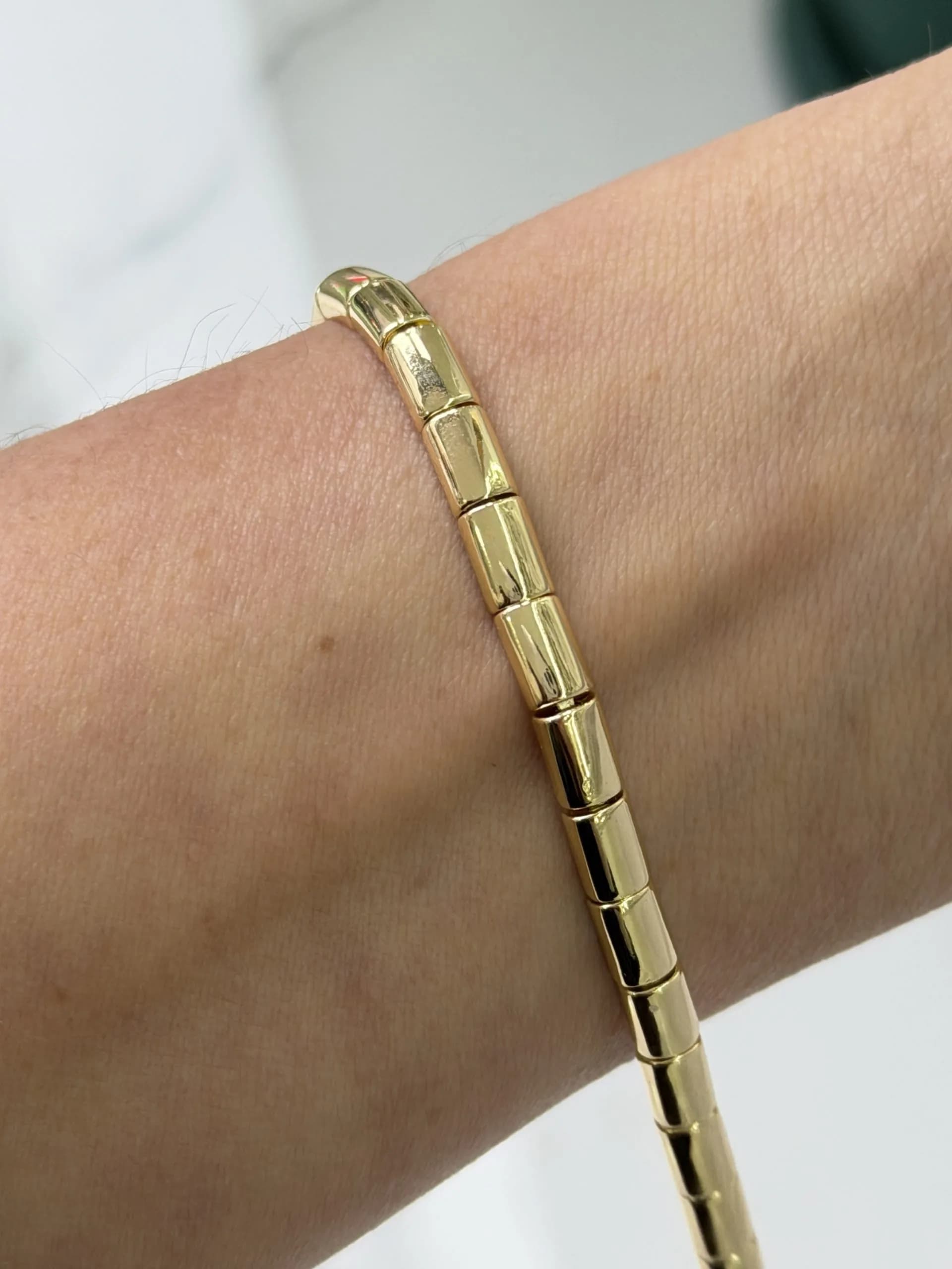 14K CM Altın Kaplama Bileklik 016