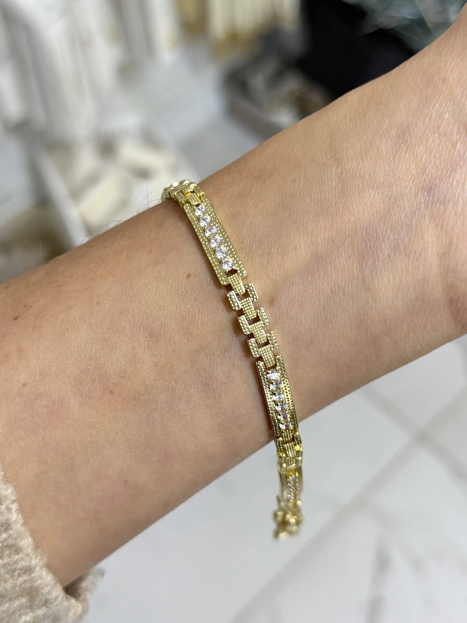 14K CM Altın Kaplama Bileklik 12