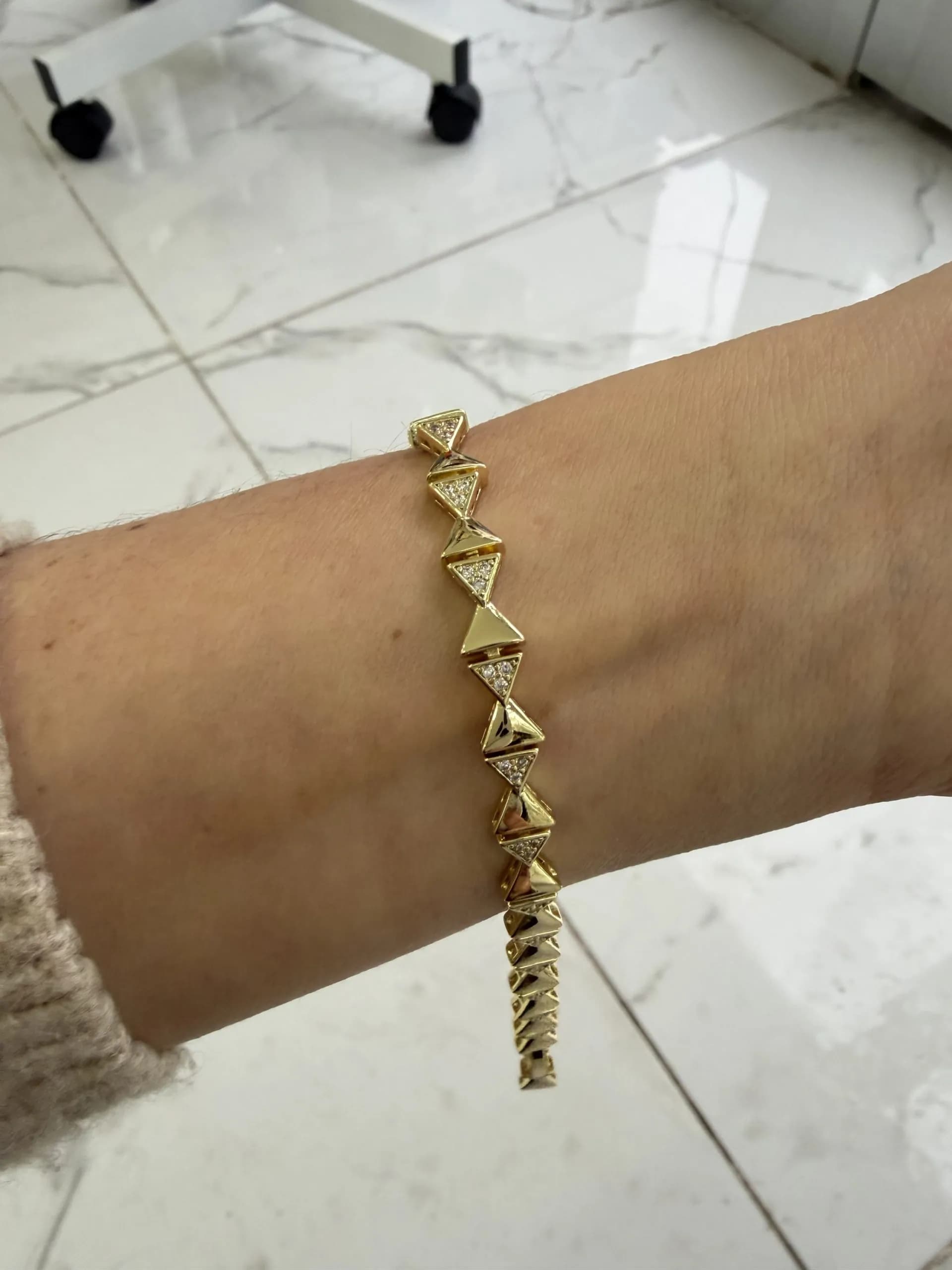 14K CM Altın Kaplama Bileklik 6