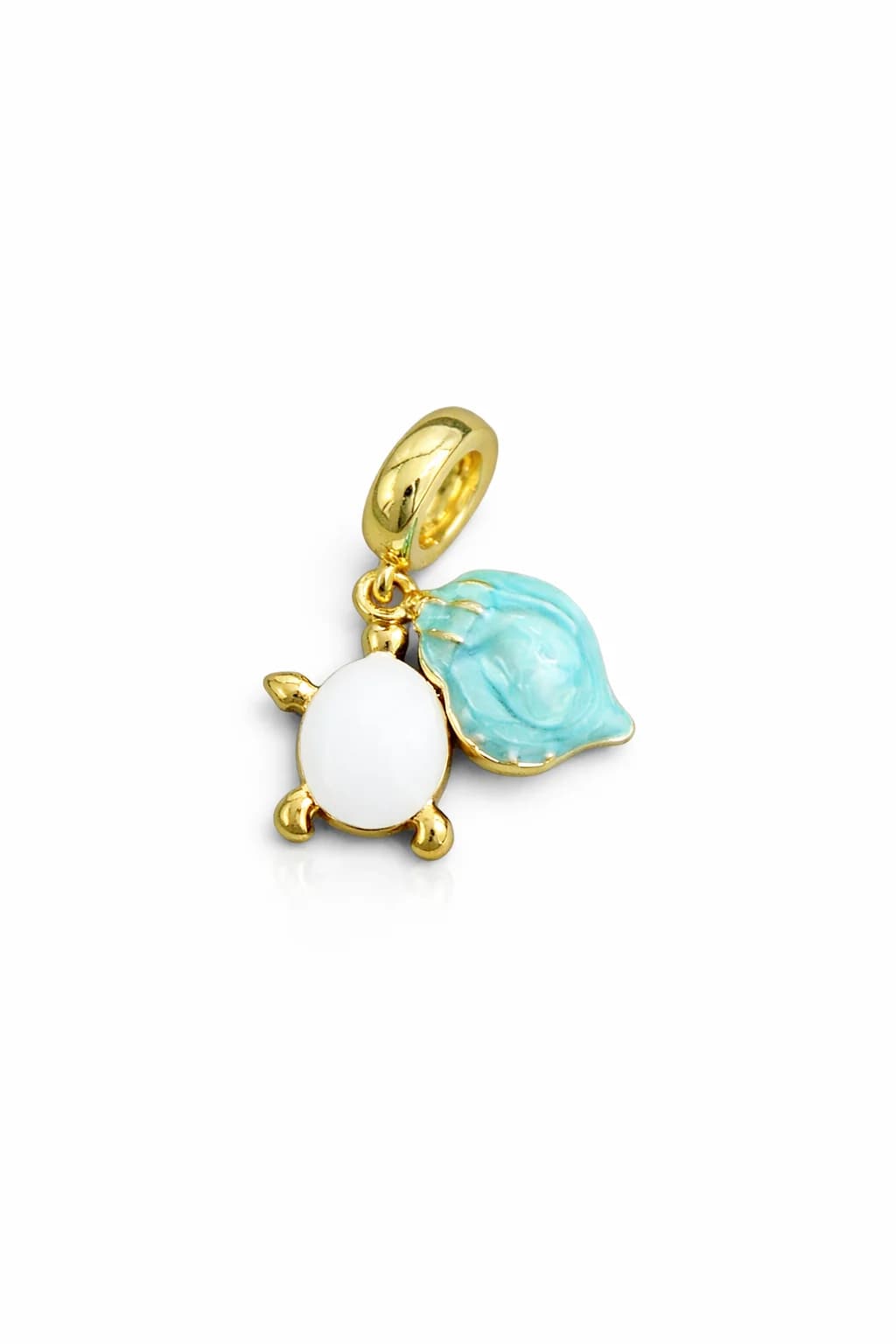 14K Kaplumbağa Charm