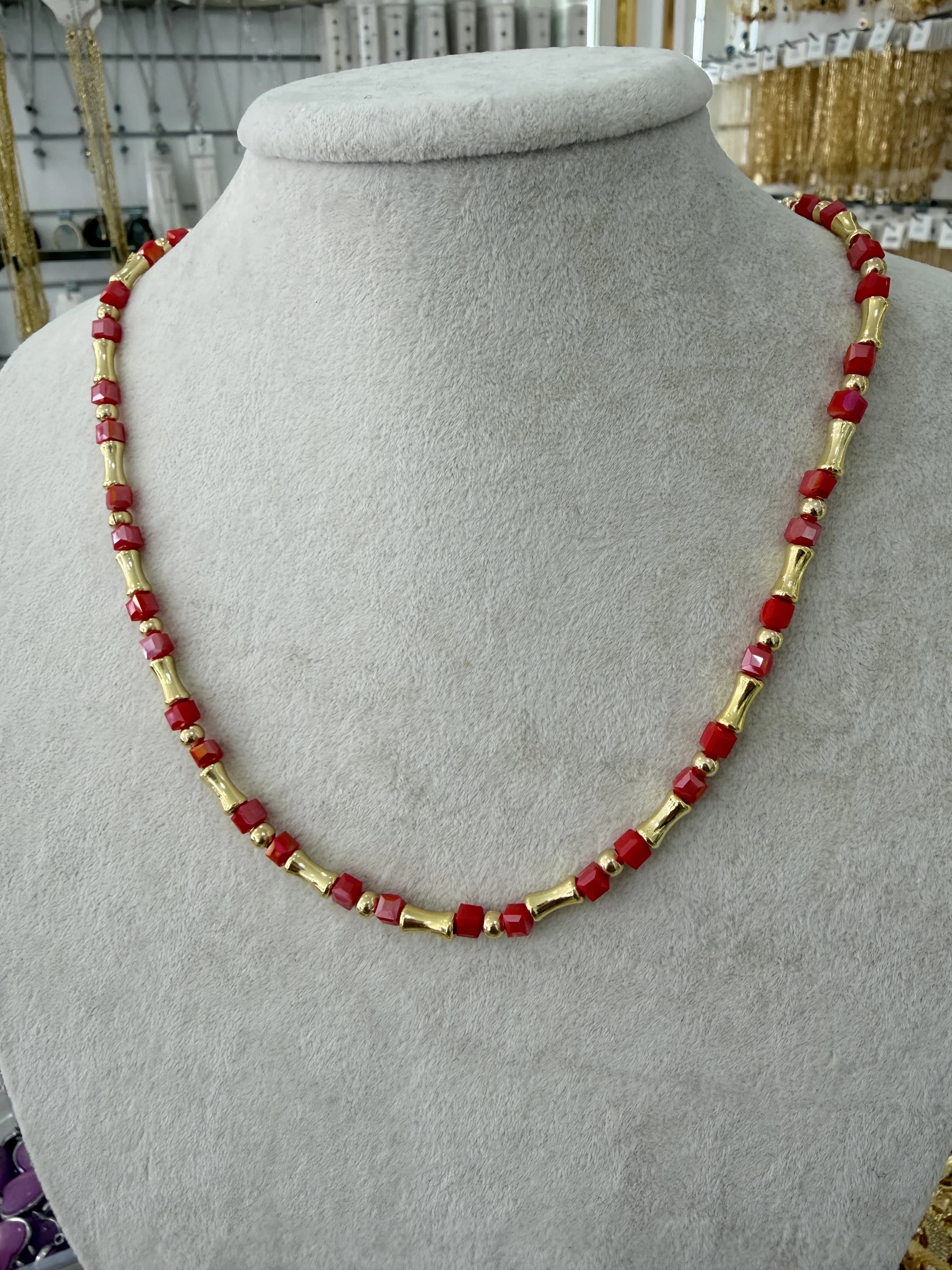 Vip Turuncu Tasarım Kolye Sibel