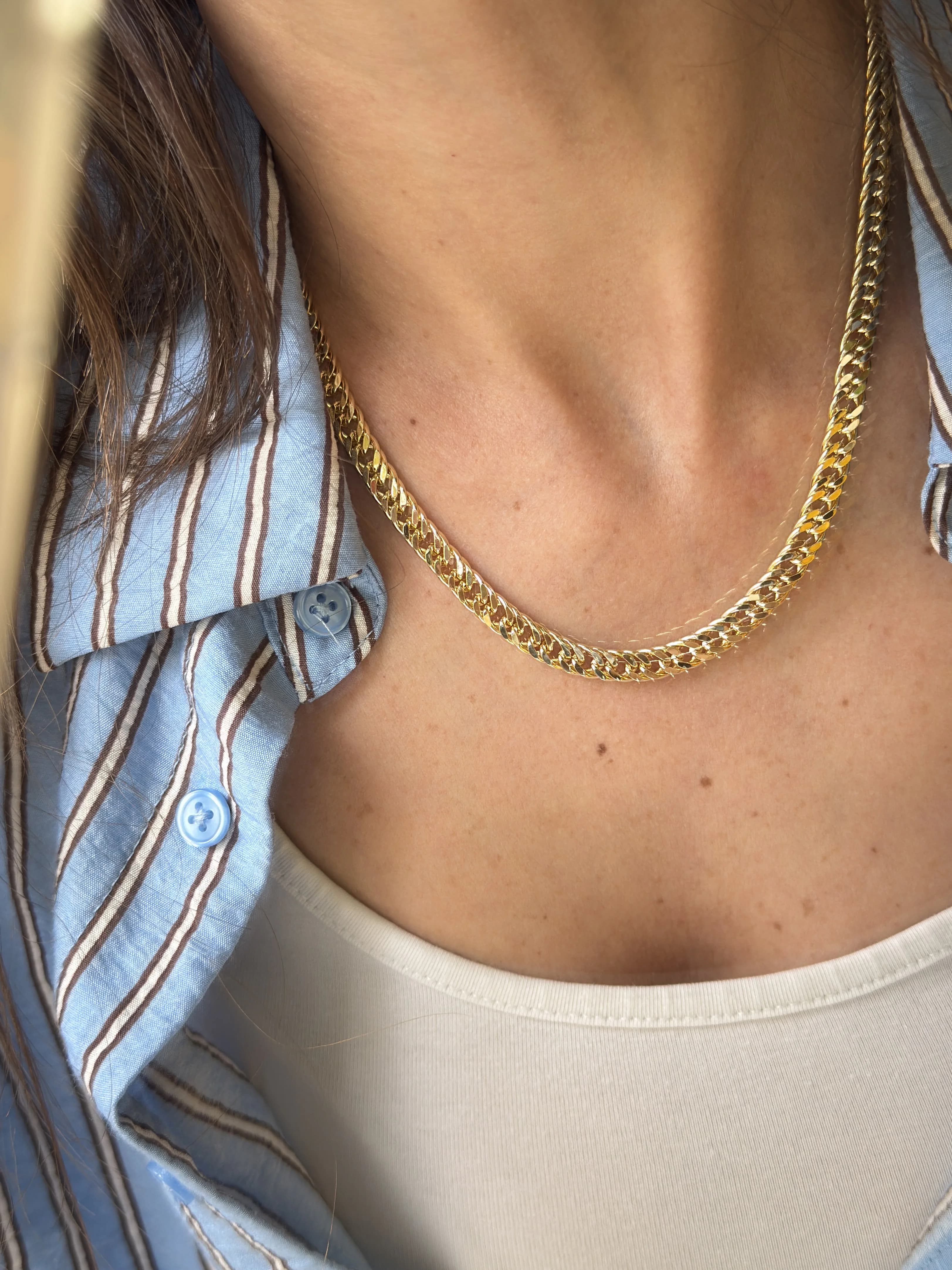 14K Altın Kaplama CM Kalın Sık Arpa 45 cm