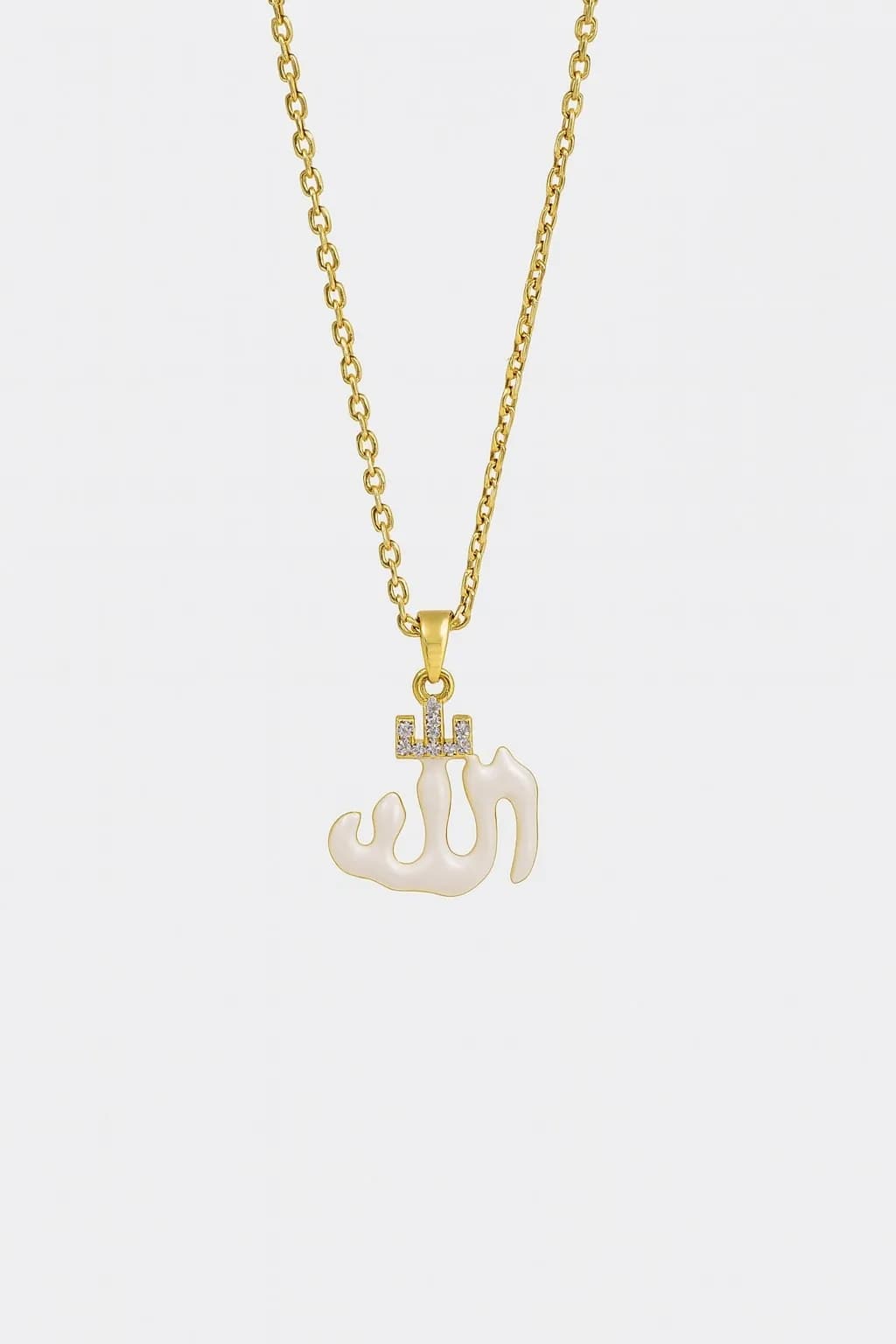 Çelik Beyaz Dua Kolye