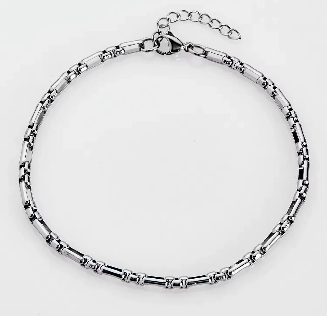 Çelik Erkek Uzun Ataçlı Zincir Bileklik
