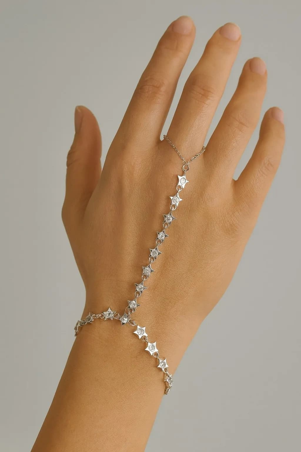 Çelik Gümüş Renk full Yıldız Şahmeran