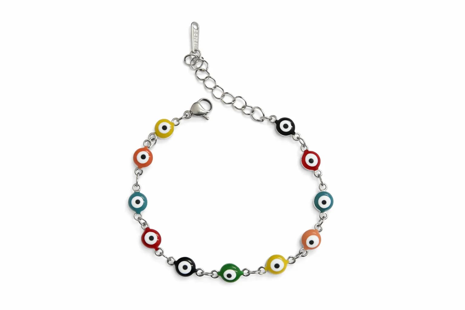 Çelik Gümüş Renk Nazar Bileklik