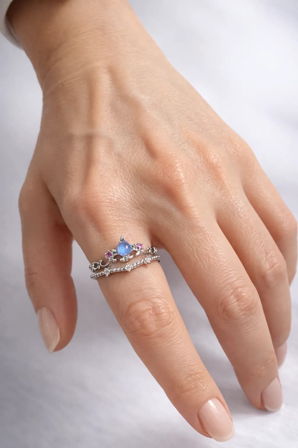 Gümüş Renk HLGRM Yüzük