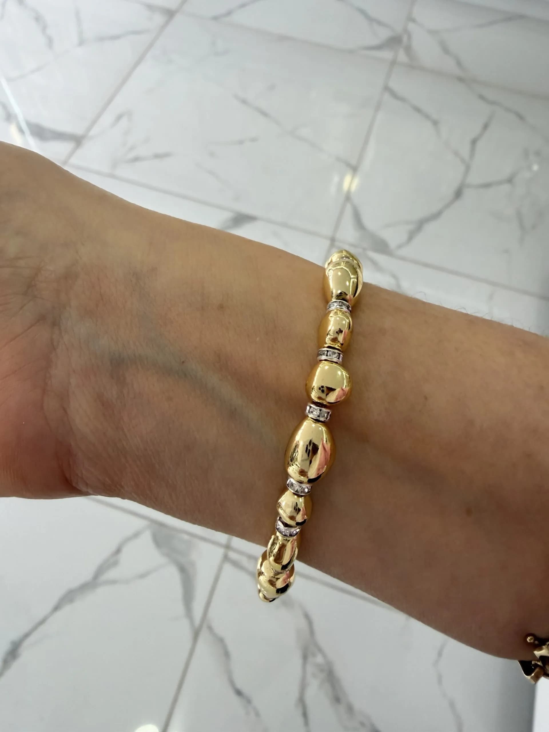 Vip Ahm Taşlı Bileklik