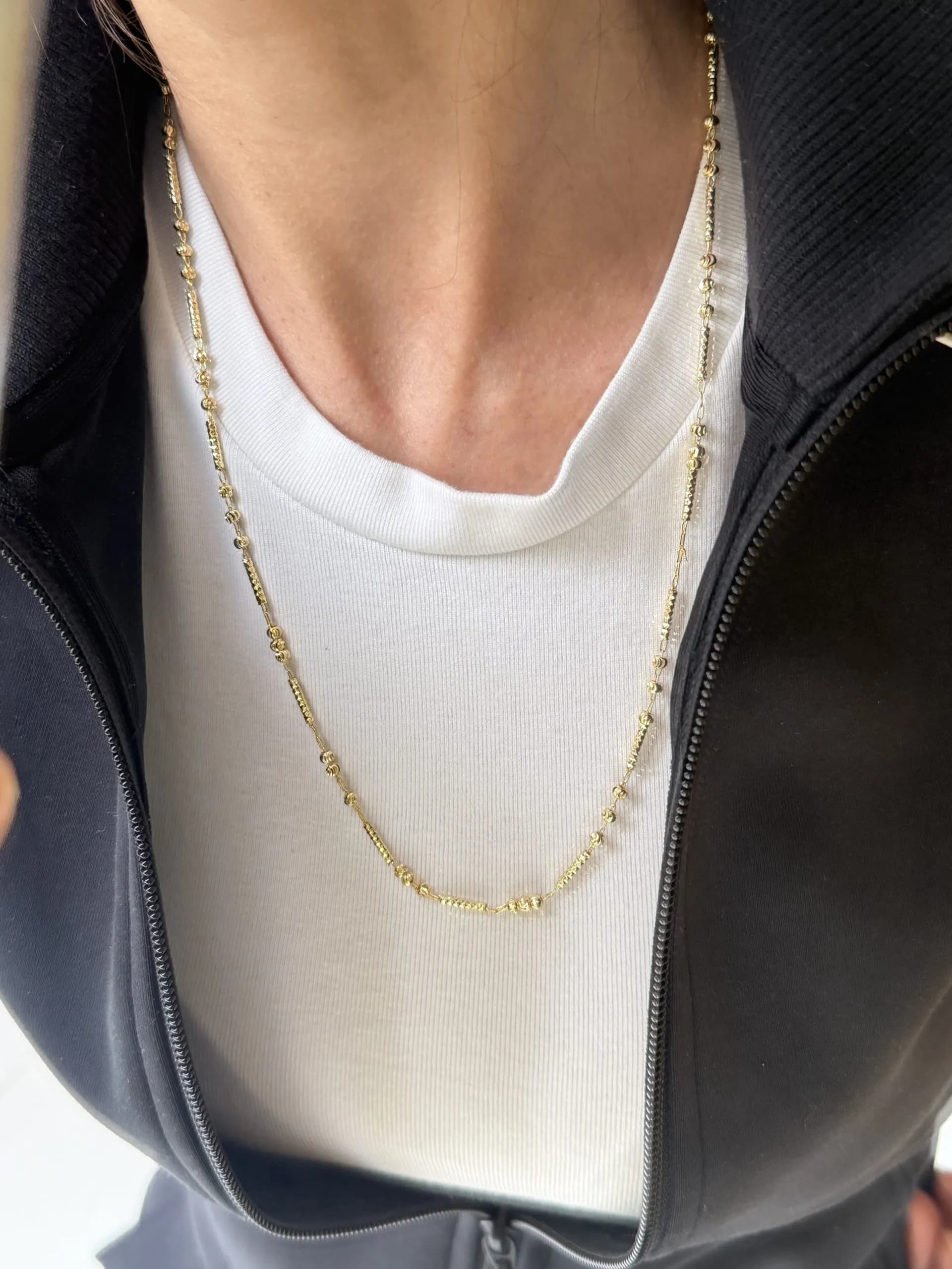 Vip Çubuk Dorika Kolye 55+7 cm