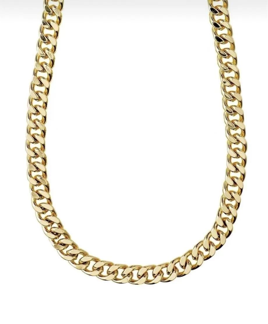 Vip Kalın Zincir Gold Kolye