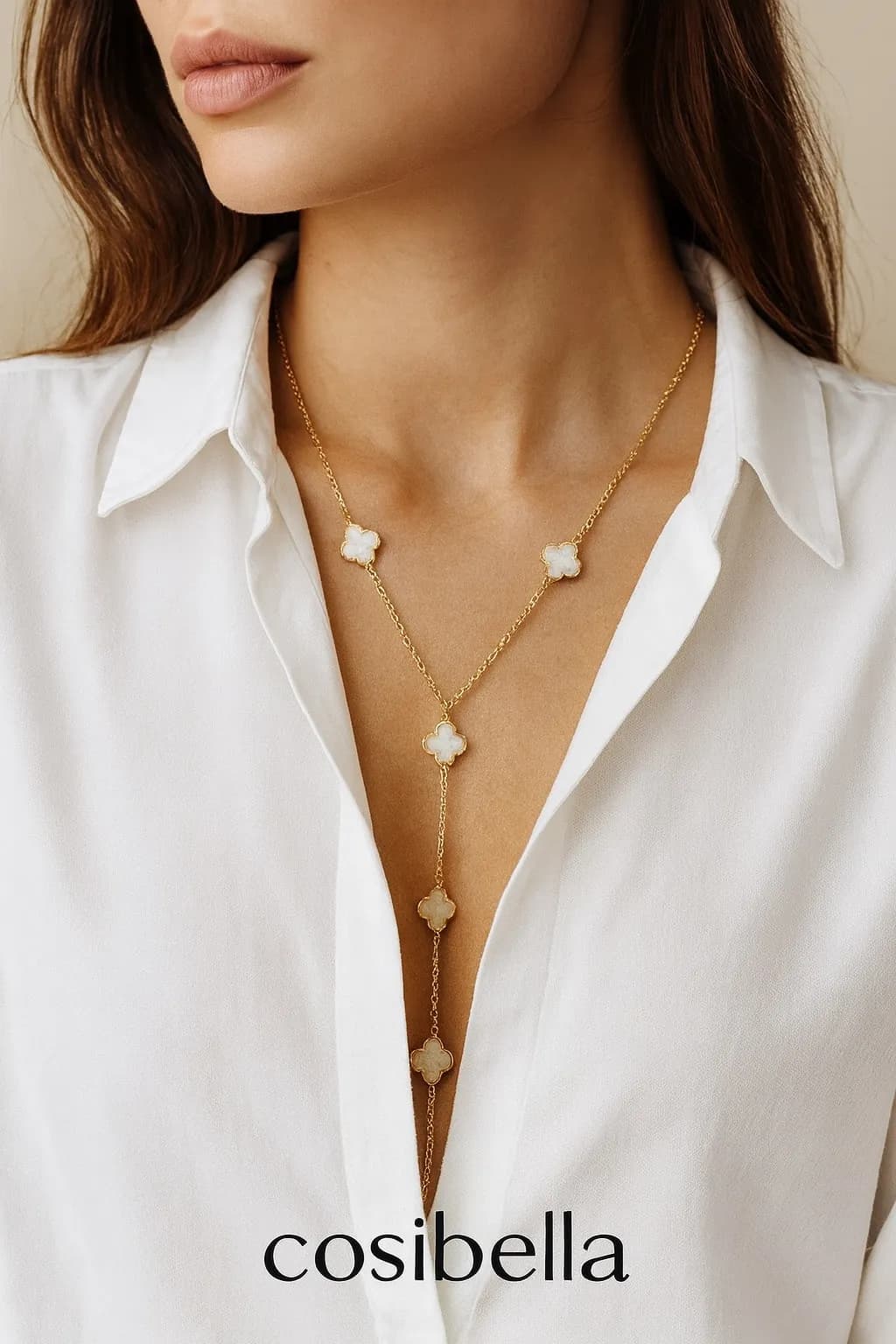 Vip Krem Yonca Y Kolye