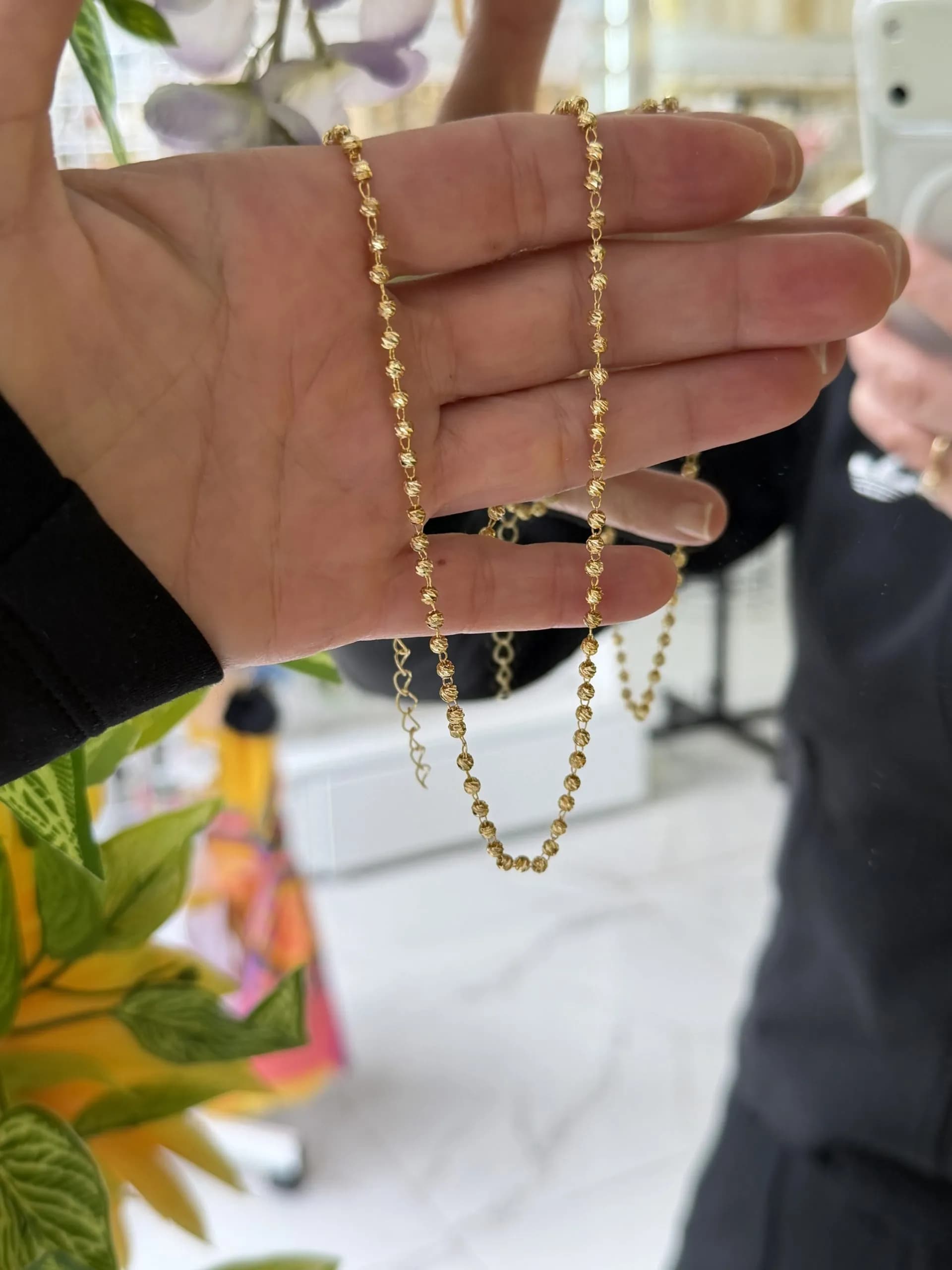 Vip Mini Dorika Zincir Kolye 40+5 cm