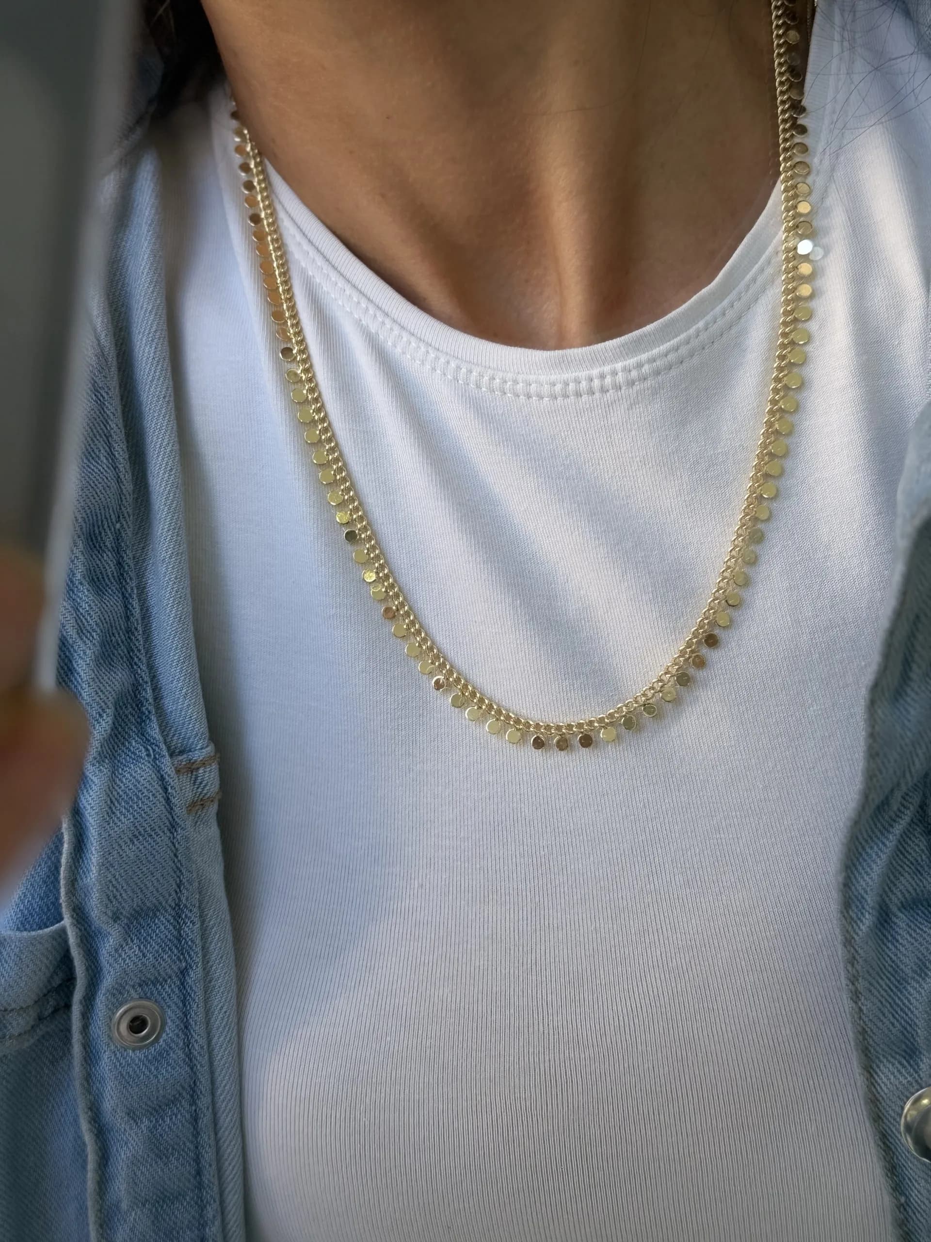 Vip Pullu Zincir Kolye 50 cm