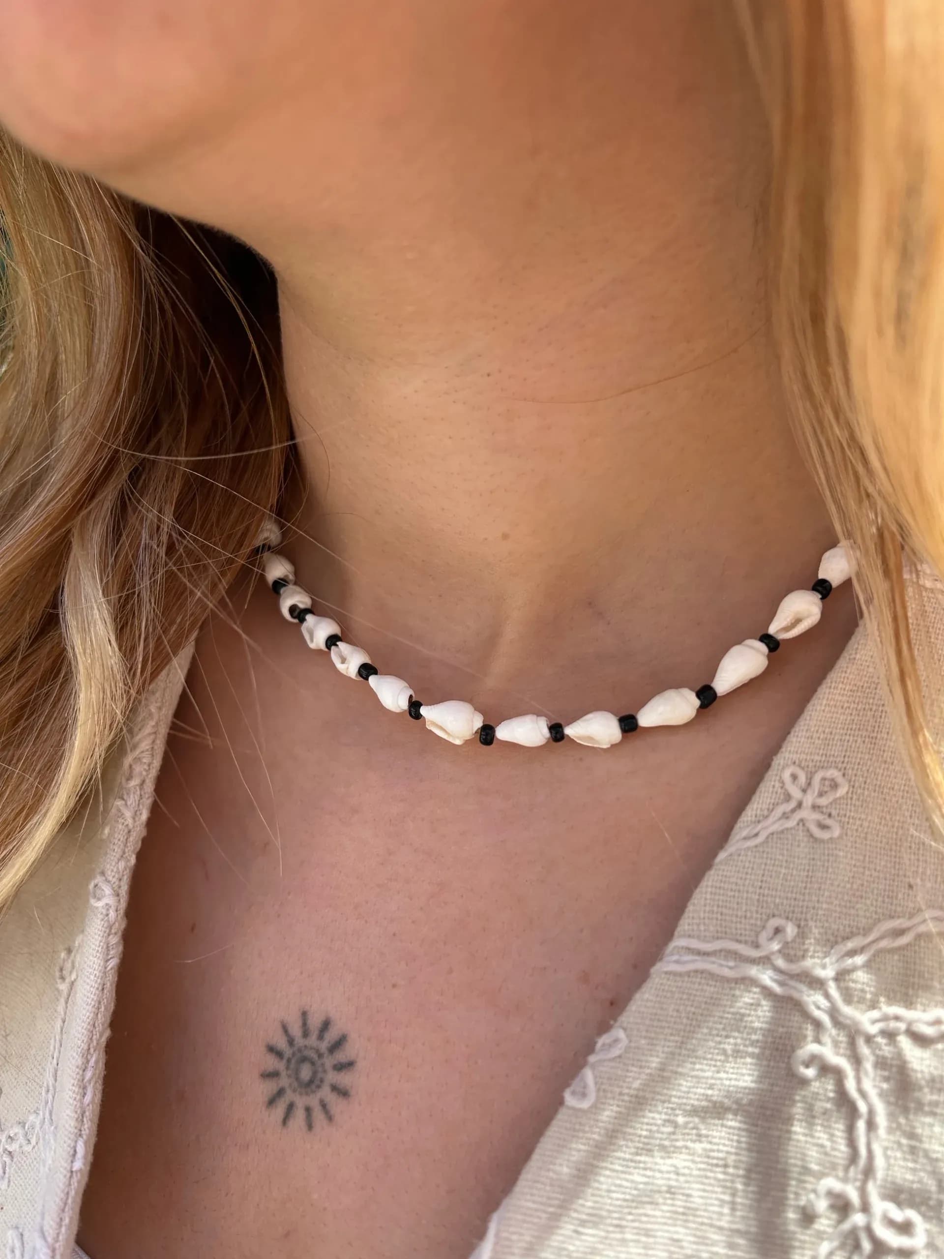 Vip Siyah Deniz Kabuğu Kolye