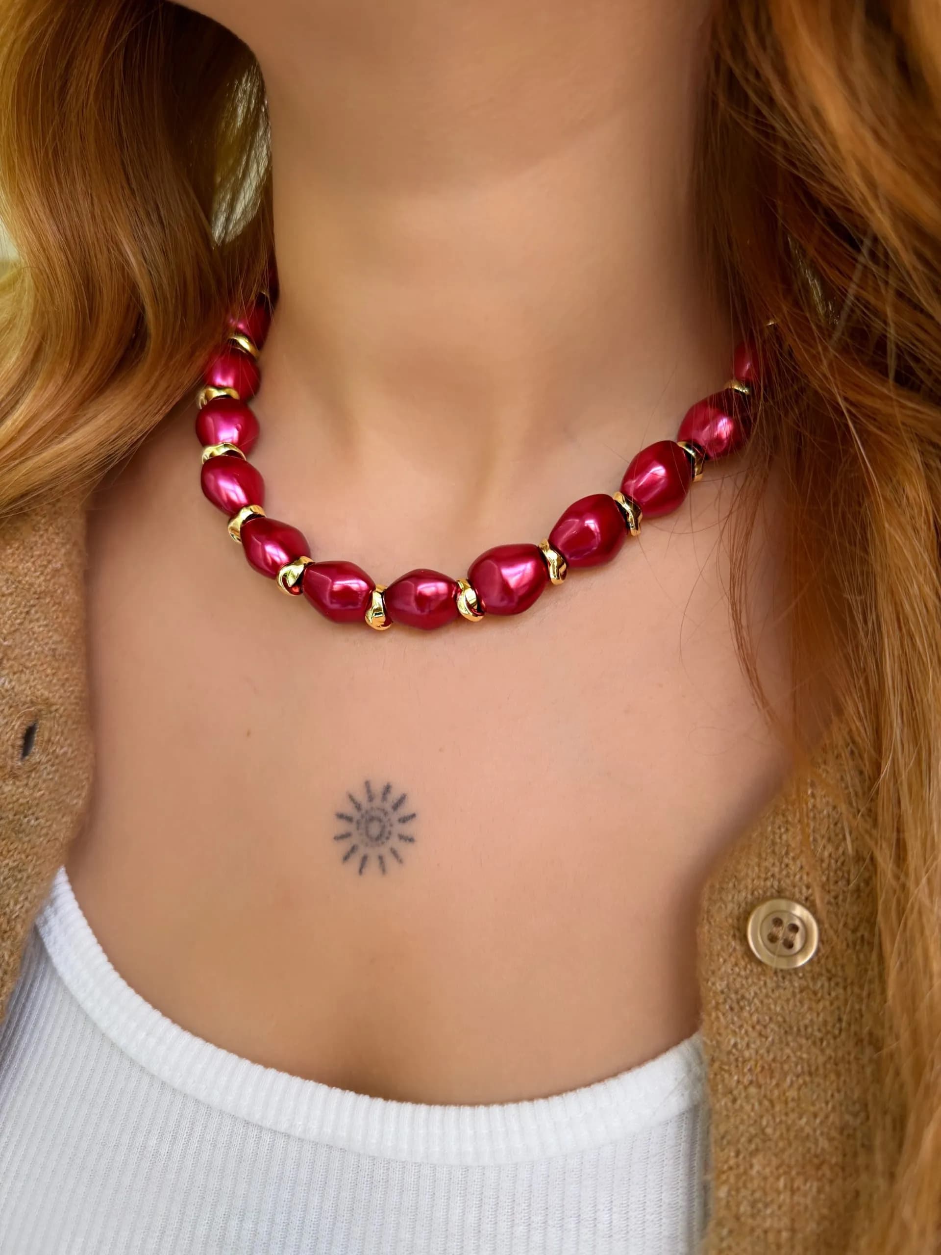 Vip Tasarım Vişne Kolye