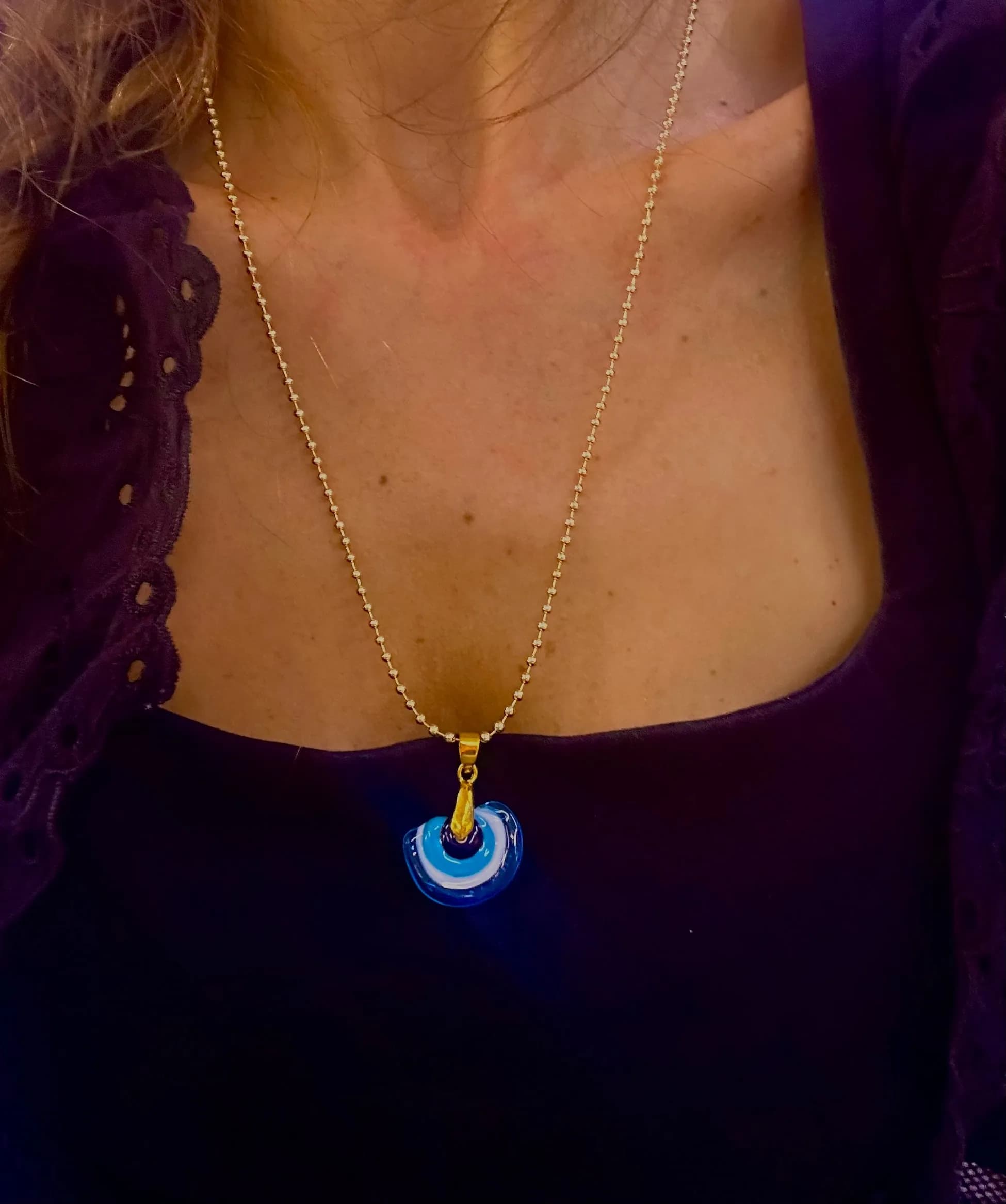 Vip Uzun Murano Kolye 50cm