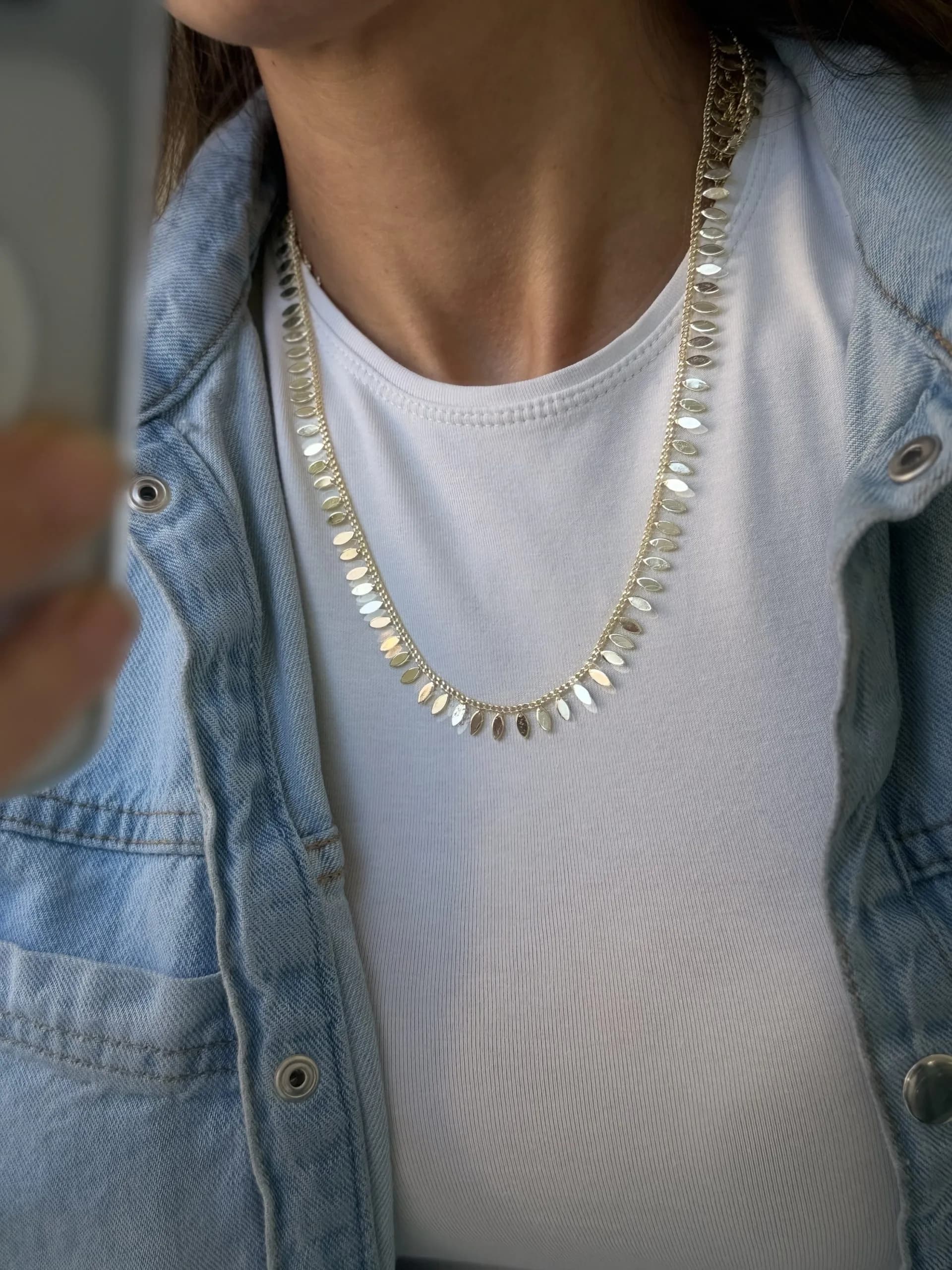 Vip Uzun Pullu Kolye