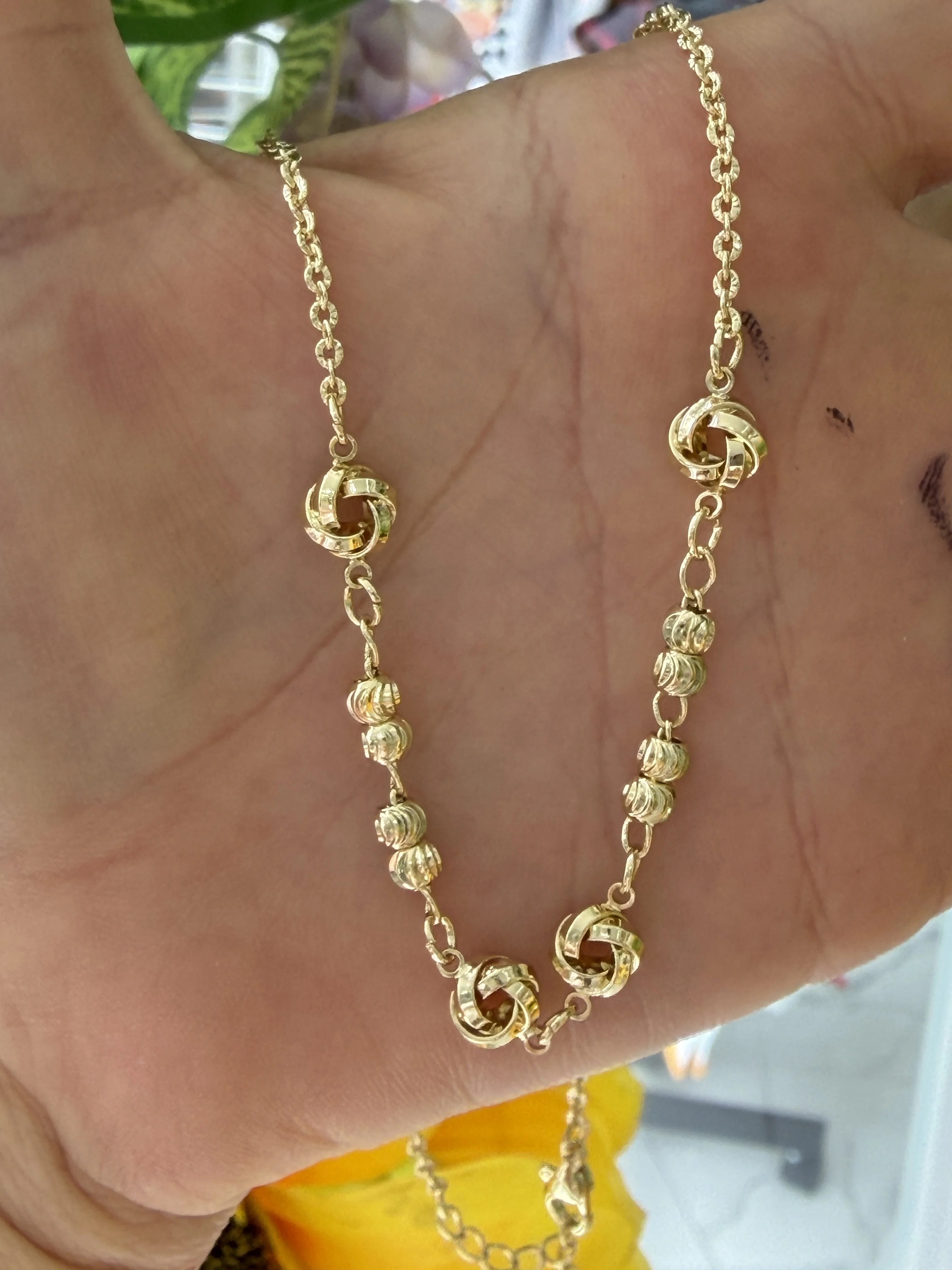 14K CM Altın Kaplama Dorikalı Kolye 45+5 cm