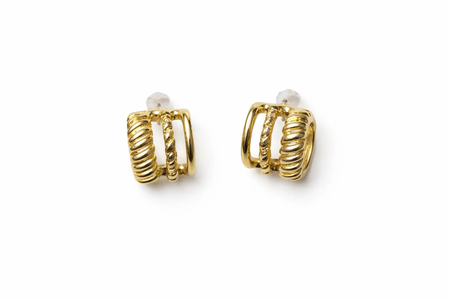 Gold 3 Görünüm Küpe