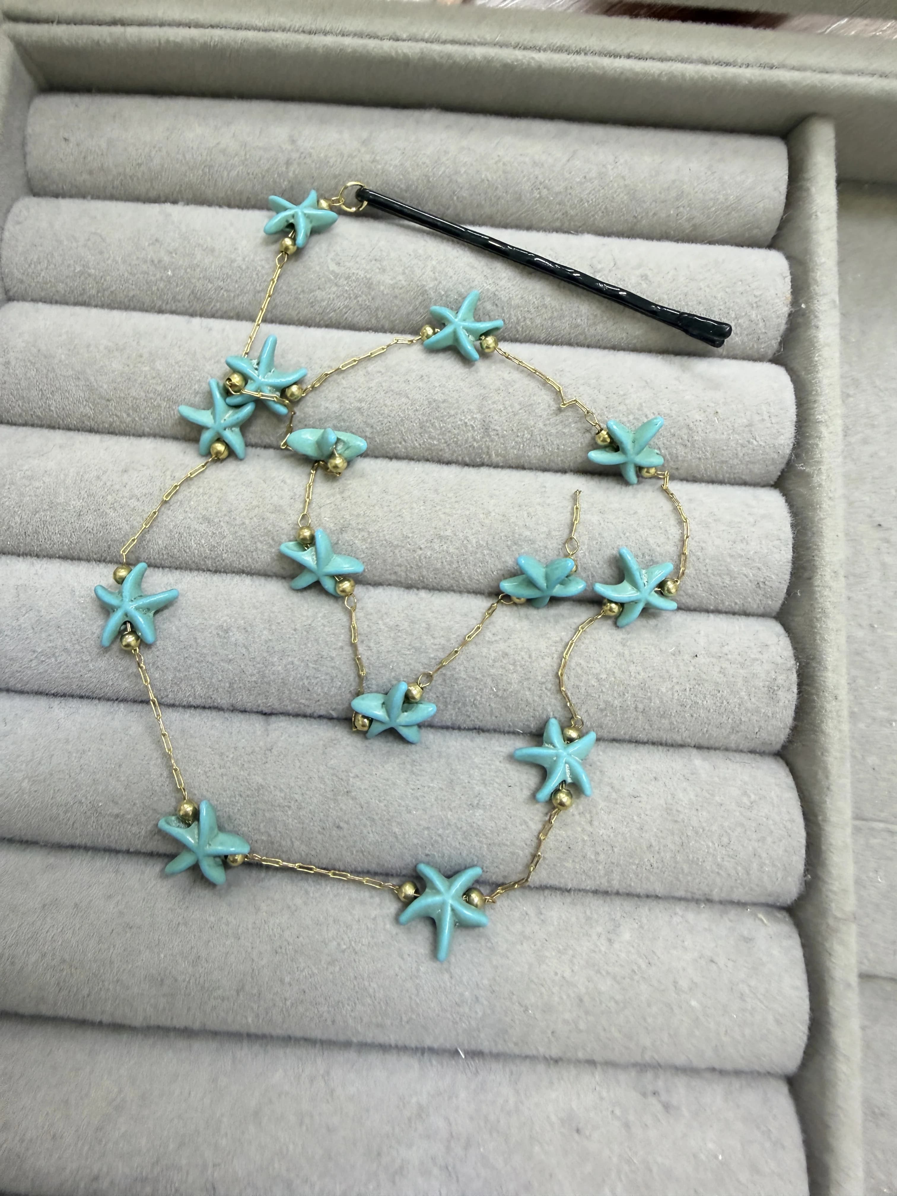 Turkuaz Saç Zinciri