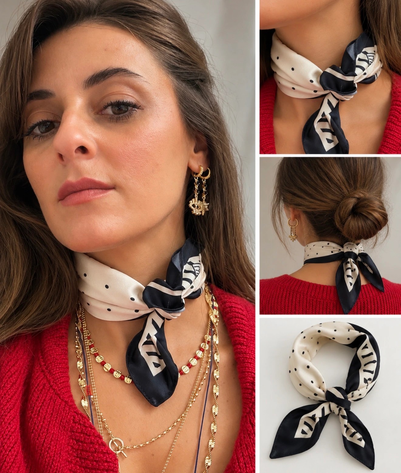 Puantiye Fular 45