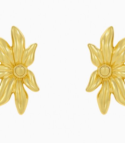 Yarım Çiçek Küpe