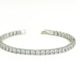 Çelik Kare Taş Suyolu Bileklik