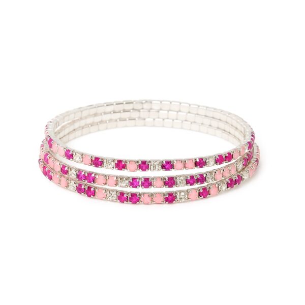 Lastikli Su Yolu Bileklik Pembe1 Adet Fiyatıdır