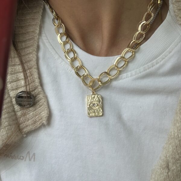 Vip Kalın Zincir Göz Kolye