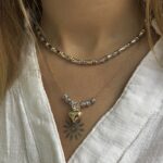 Vip 2 Lİ Gümüş Detay Taşlı Kalp Kolye