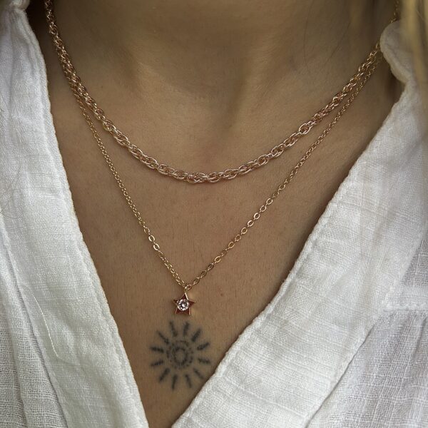 Vip 2 Lİ Mini Yıldız Kolye