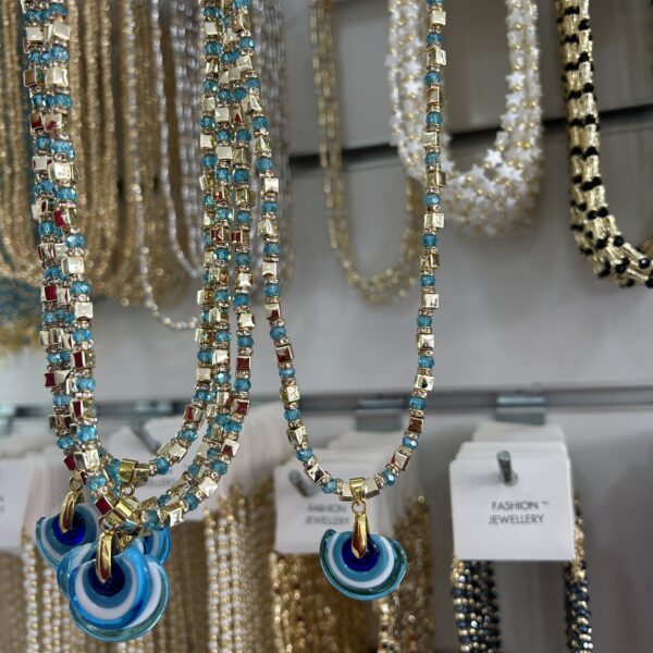 Vip Murano Tasarım Mavi Kolye