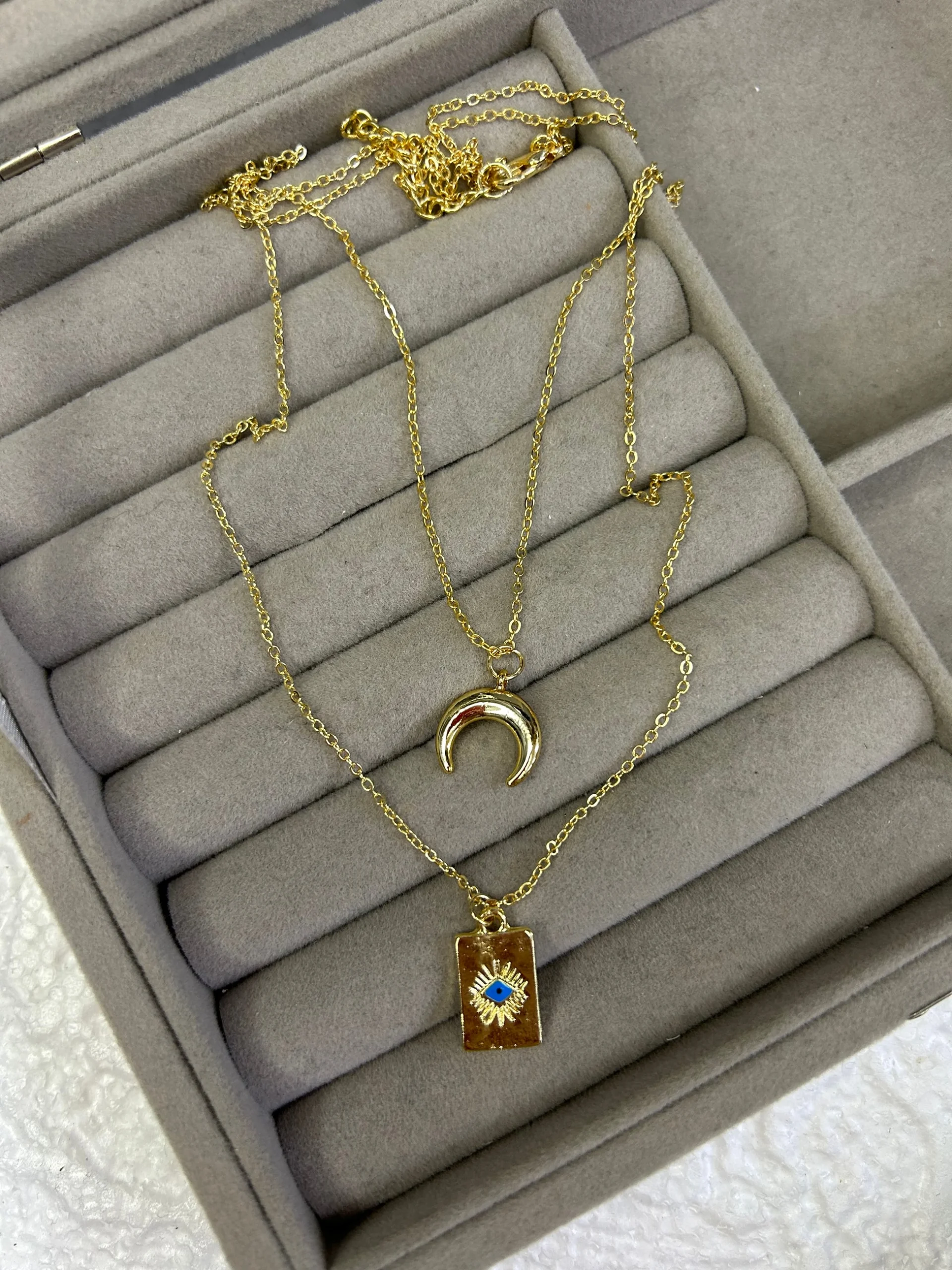 2li Hilal Kolye 2li Hilal Kolye - Görsel 1