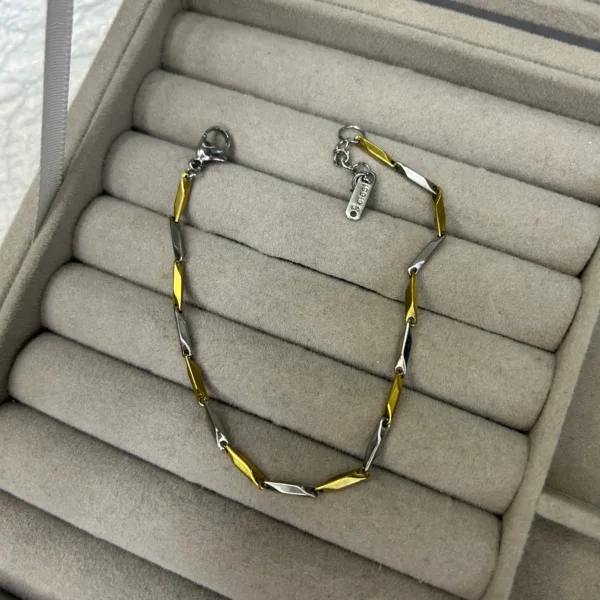 Çelik Erkek Çift Renk Kral Bileklik