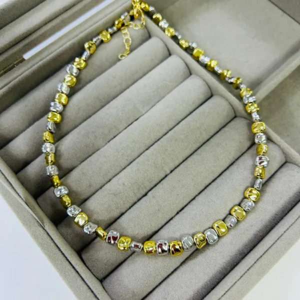 Vip Gold-Gümüş Renk Bohem Kolye