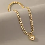 Vip Gurmet Zincir Kalp Kolye