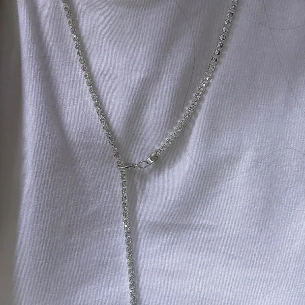 Su Yolu Taşlı Y Kolye