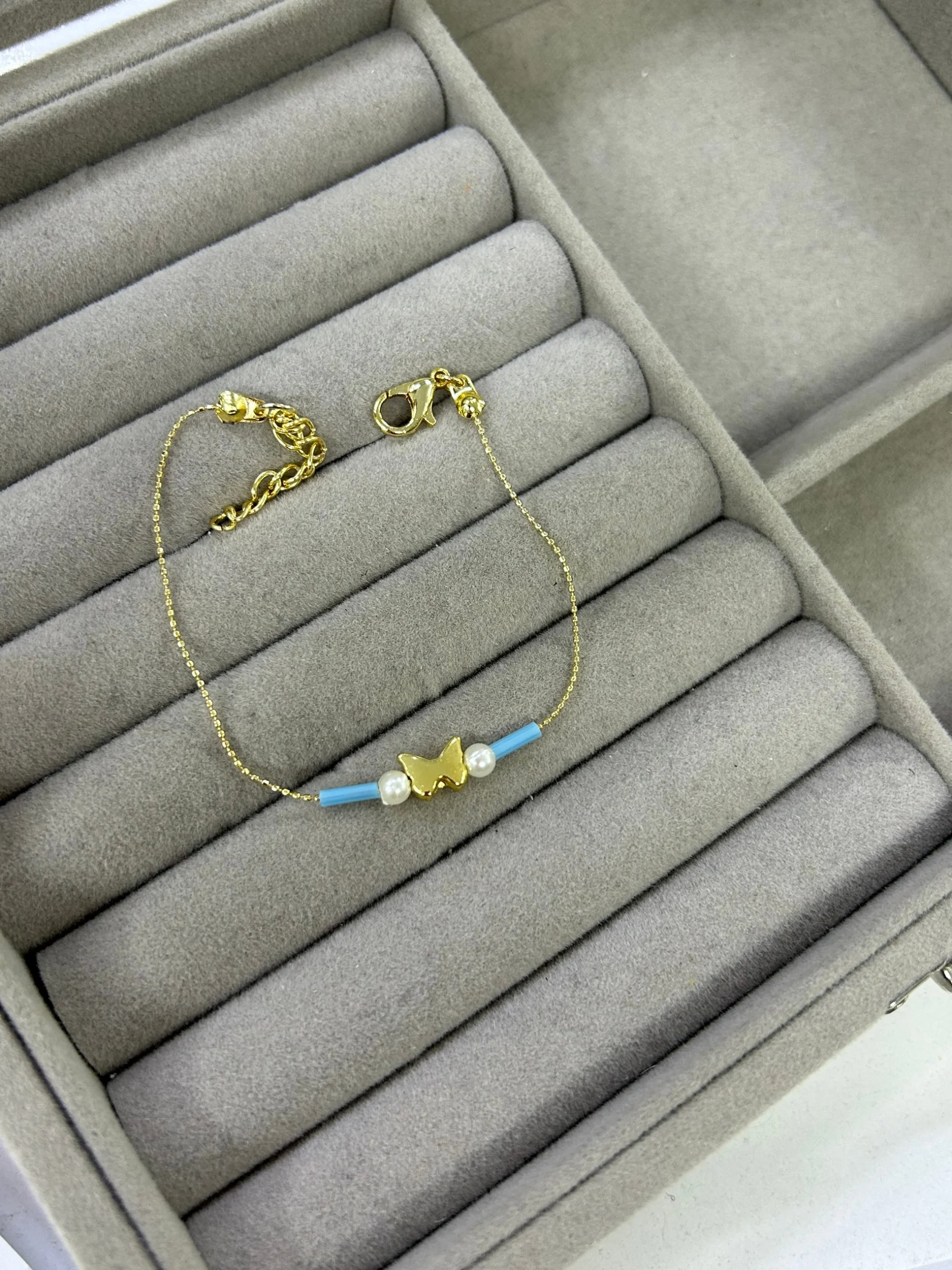 Vip Mavi Kelebek Bileklik Vip Mavi Kelebek Bileklik - Görsel 1