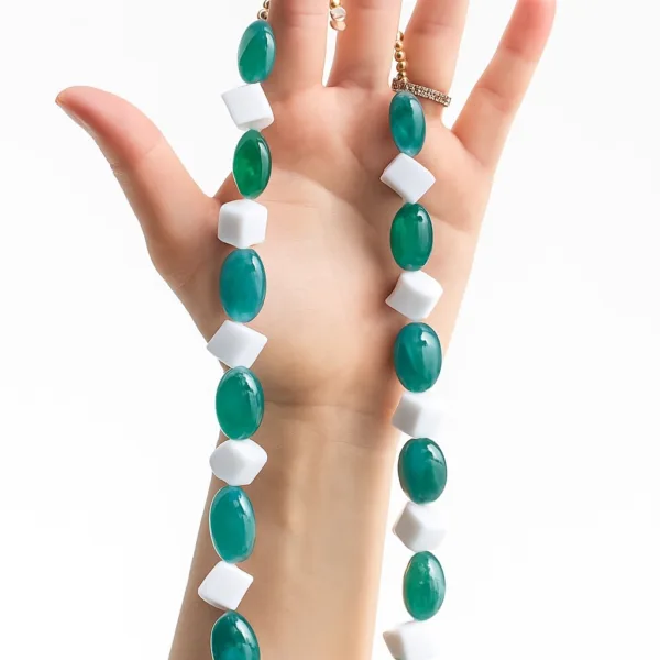 Yeşil Lolita Kemik Kolye