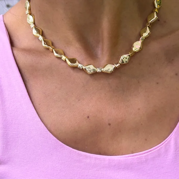 Vip Tasarım Gold  Kolye