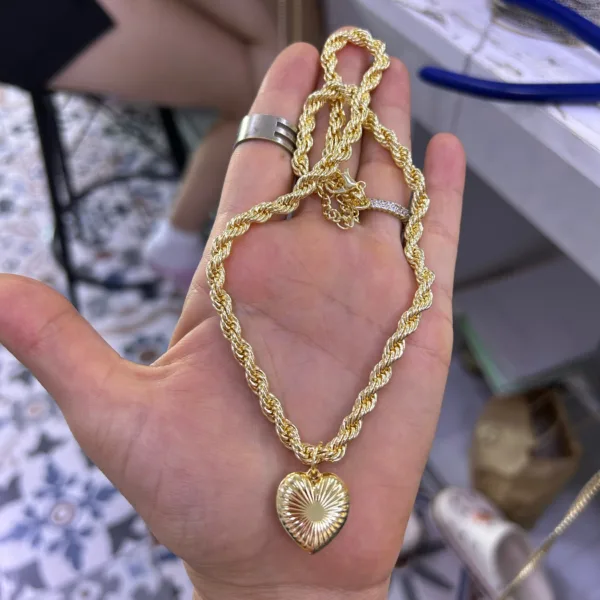 Vip Burgu Kalp Kolye