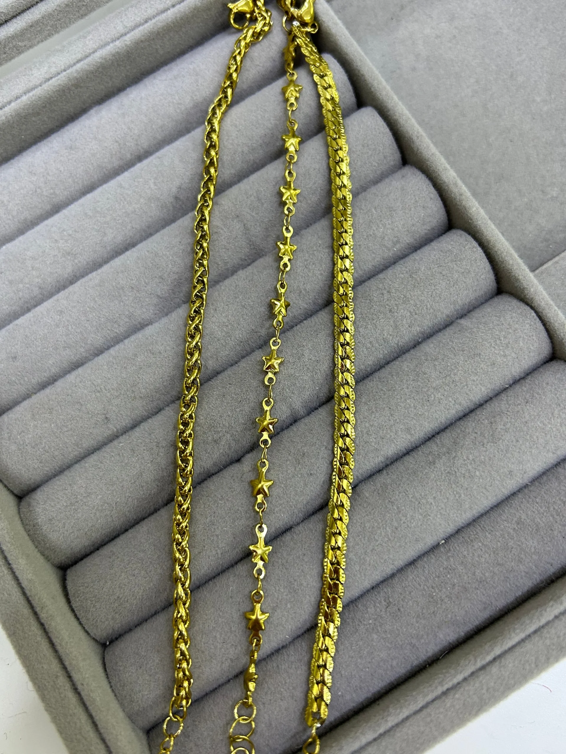 Çelik 3 lü Set Bileklik Çelik 3 lü Set Bileklik - Görsel 1