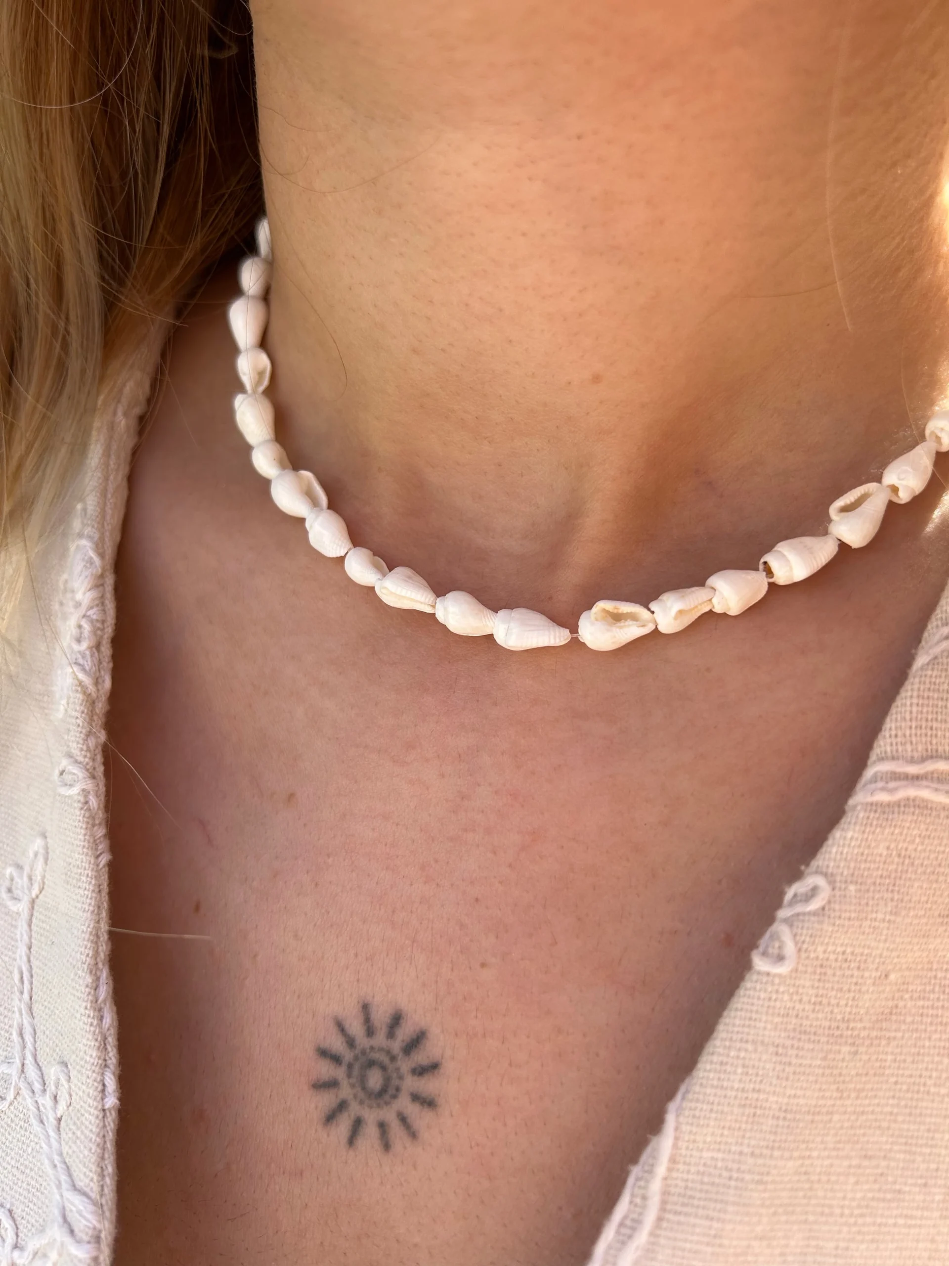 image_1950 Vip Sade Deniz Kabuğu Kolye - Görsel 1