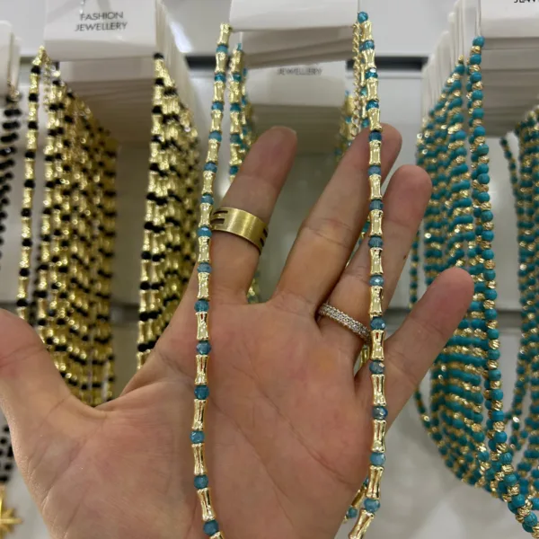 Vip Mavi Kemik Kolye