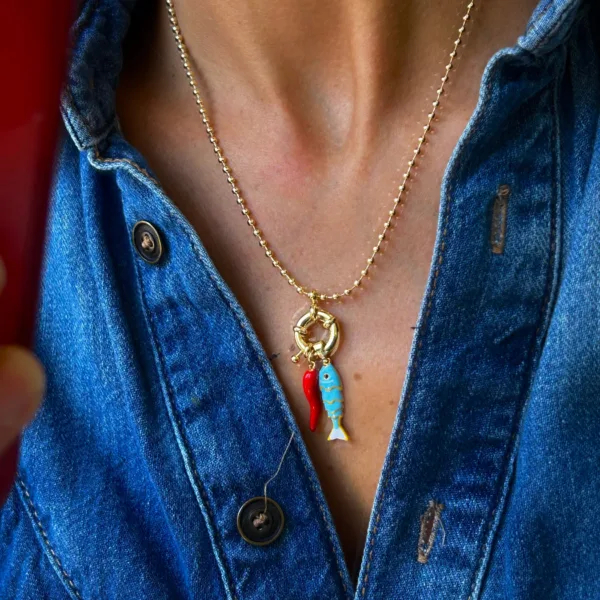 Vip Balık Charm Kolye