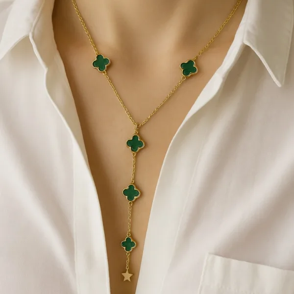 Vip Yeşil Cef Y Kolye