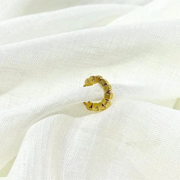 Kadın Gold Küp Kıkırdak Küpe