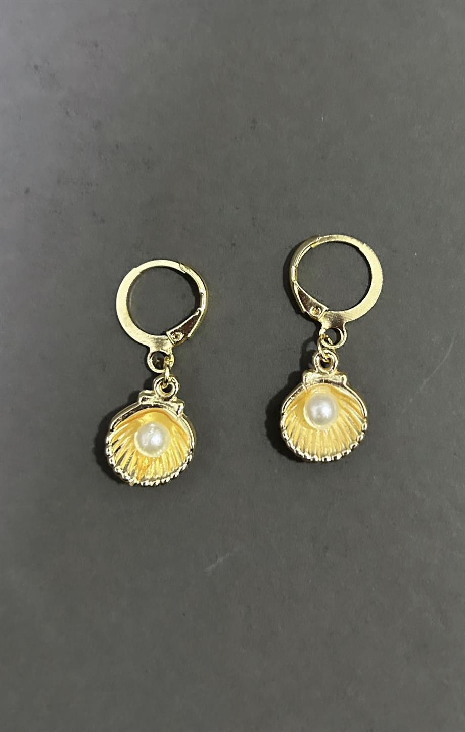 Kadın İstiridye Küpe | cosibella.com.tr Kadın İstiridye Küpe - Görsel 1