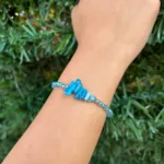 Mavi Kristal Doğal Taş Bileklik